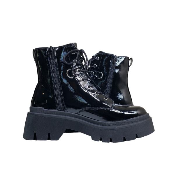 CALL IT SPRING Womens 9 Sidney Platform Lace-up Boot in Black NEW - Picture 6 of 12